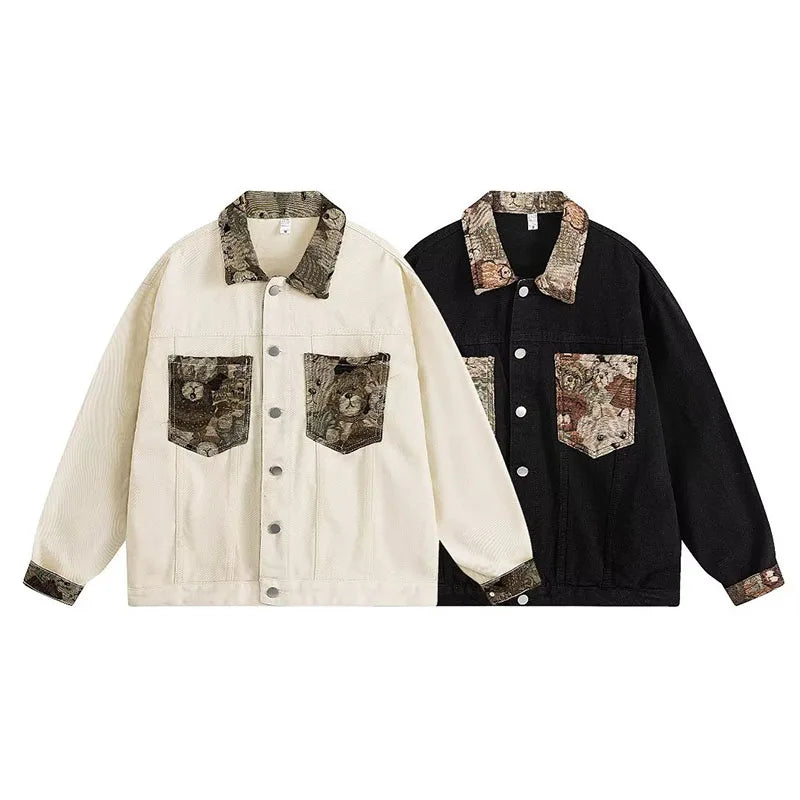 Oso - Veste Retro en Denim Premium