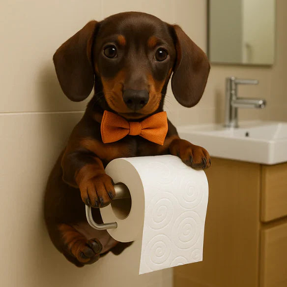 Chunik® - Stojan na Toaletný Papier v Tvare Šteniatka