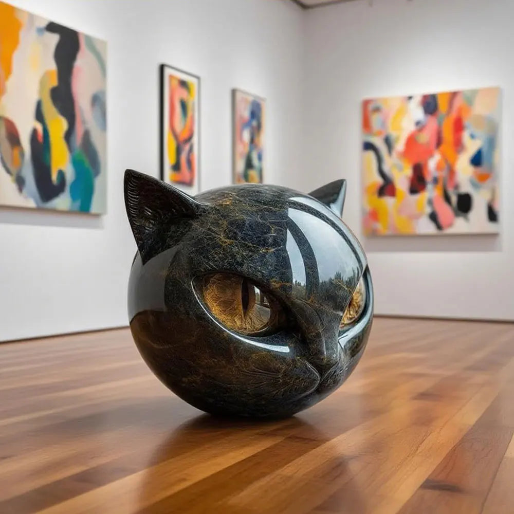 Cateye™ - Mystická Socha Mačacej Hlavy