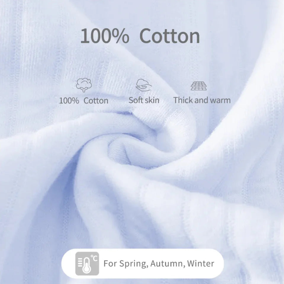 Chupie - 3pak Bløde Natdragter i 100% Bomuld nem åbning