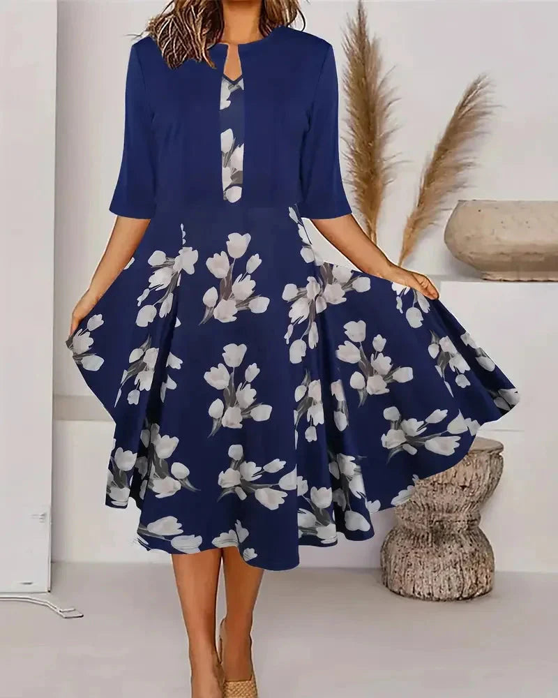 Gisela - Vzorované Šaty a Zodpovedajúca Bunda