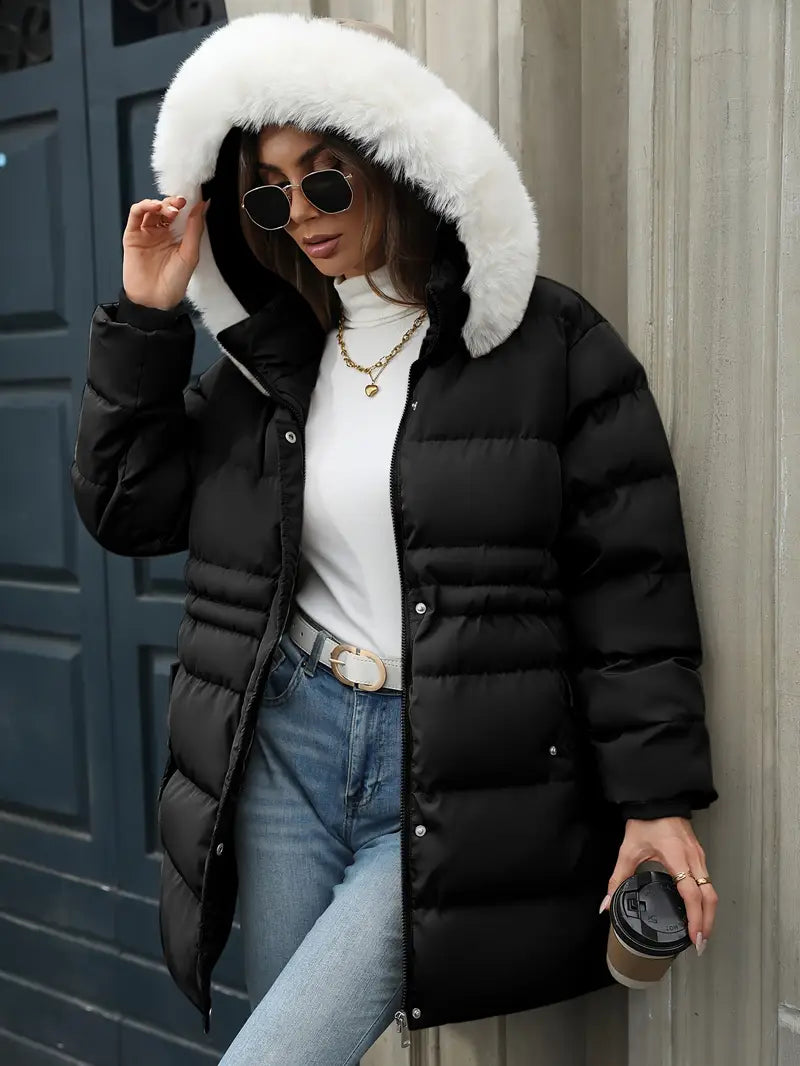 Eunice - Trendová Teplá Zimní Prošívaná Bunda