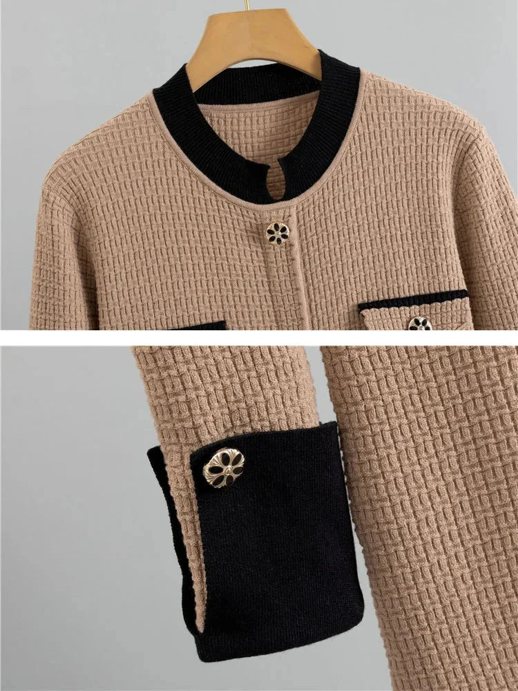 Oksana - Robe en Laine Sophistiquée