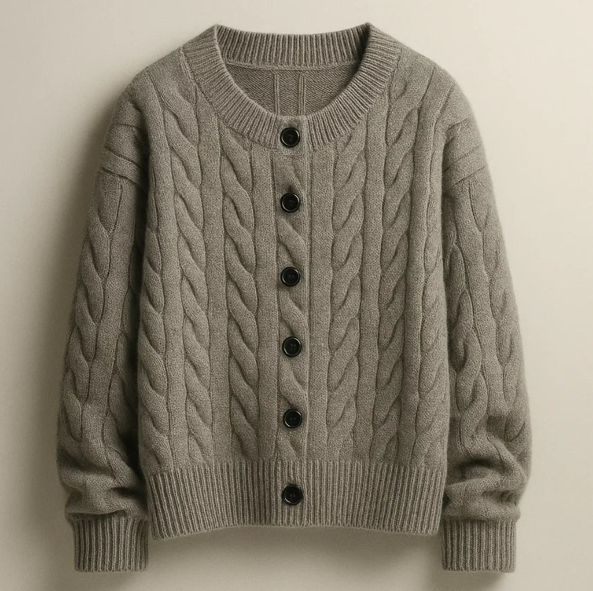 Lohan - Cardigan Chic en Maille Torsadé