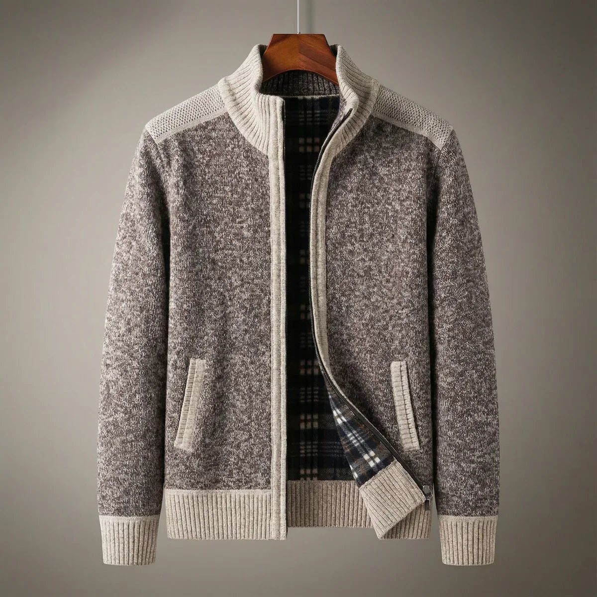 Timothé - Gilet Zippé en Maille d'Exception
